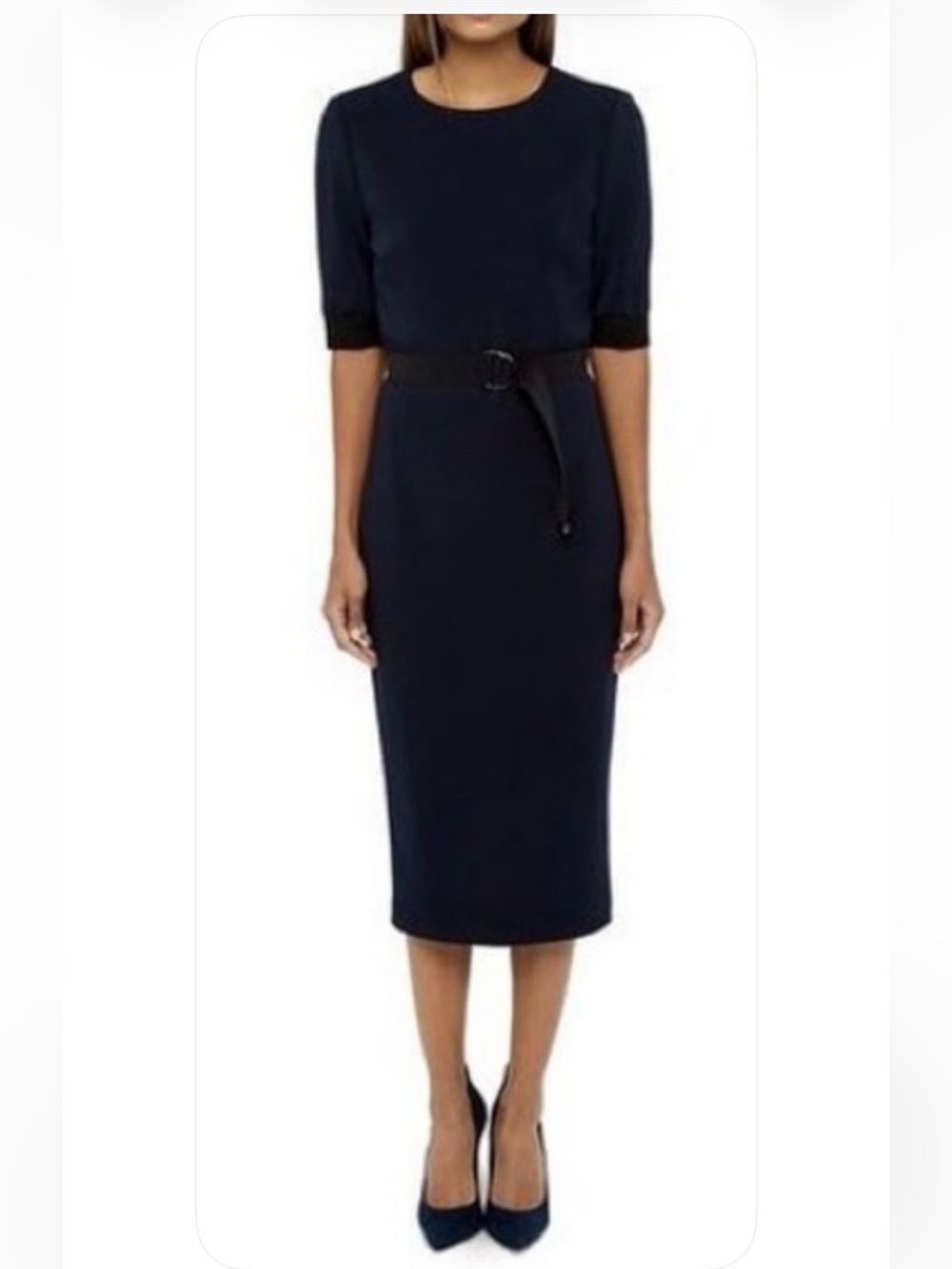 Ted Baker Navy Bodycon Wandee Dress